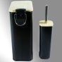 Σετ Κάδος 7lt Softe Close & Πιγκάλ Μπαμπού-Μαύρο  SL1061 San Lorentzo 110102A